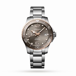 Longines HydroConquest 39mm Mens details Grey L37803786