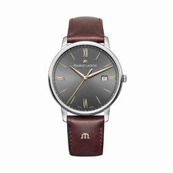 Maurice Lacroix Eliros Date 40mm Mens details Grey EL1118-SS001-311-1
