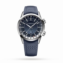 Raymond Weil Freelancer 40mm Mens details Blue 2761-STC-50001