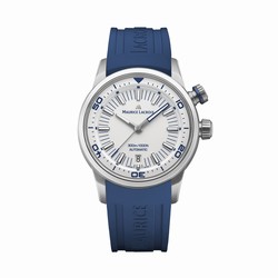 Maurice Lacroix Pontos S Diver 42mm Mens details White 2 Strap Set PT6248-SS00L-130-4
