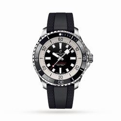 Breitling Superocean Automatic 44 Stainless Steel Rubber Strap details A17376211B1S1