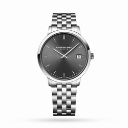 Raymond Weil Toccata Mens Classic Steel Grey Dial Quartz details 42mm 5585-ST-60001