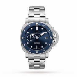 Panerai Submersible Blu Notte 42mm Mens details PAM02068