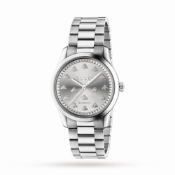 Gucci G-Timeless Silver 38mm Unisex details YA1264190