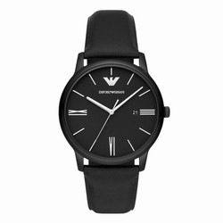Emporio Armani Minimalist Mens details 42mm Black AR11573