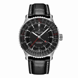 Breitling Navitimer Automatic GMT 41mm Mens details Black A32310251B1P1