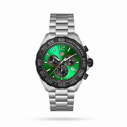 TAG Heuer Formula 1 Quartz Chronograph 200M 43mm Mens details Green CAZ101AP.BA0842