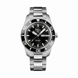 BALL Engineer Master II Skindiver Heritage 42mm Mens details Black DM3308A-SC-BK