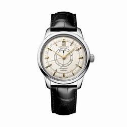 Longines Conquest Heritage Central Power Reserve 38mm Mens details Cream L16484782
