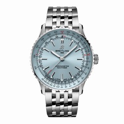 Breitling Navitimer Automatic 41mm Mens details Light Blue Stainless Steel A17329171C1A1