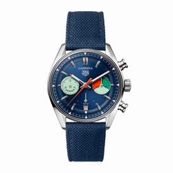 TAG Heuer Carrera Chronograph Skipper 39mm Mens details Blue CBS2213.FN6002