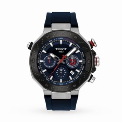 Tissot T-Race MotoGP Automatic Chronograph 2024 Limited Edition 45mm Mens details Blue T1414272704100