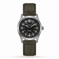 Hamilton Khaki Field Titanium Auto 38mm Mens details Black H70205830