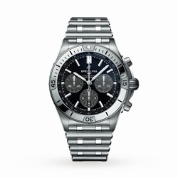 Breitling Chronomat B01 UK Exclusive 42mm Mens details Black AB01341B1B1A1