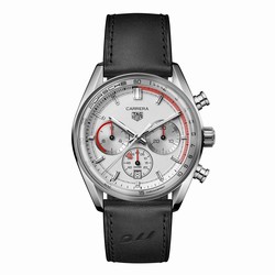 TAG Heuer Carrera Chronosprint X Porsche Special Edition 42mm Mens details Silver CBS2011.FC6529