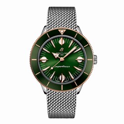 Breitling Superocean Heritage '57 Highlands Capsule 38mm Mens details Green 2 Straps U10340361L1A1