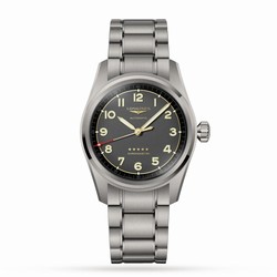 Longines Spirit Titanium 40mm Mens details Grey L38101536