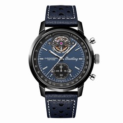Breitling Top Time B21 Shelby Cobra Tourbillon 42mm Mens details Blue SB21251A1C1X1