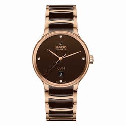 Rado Centrix Jubile Automatic Diamond 39.5mm Unisex details Brown R30017712