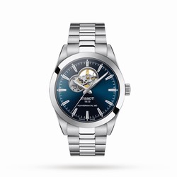Tissot T-Classic Gentleman Open Heart 40mm Mens details T1274071104101