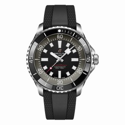 Breitling Superocean Automatic 44mm UK Edition Mens details Black Rubber A173765A1B1S1