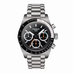 Tissot PR516 Mechanical Chronograph 41mm Mens details Black T1494592105100