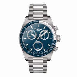 Tissot PR516 Chronograph 40mm Mens details Blue T1494171104100