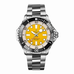 Breitling Superocean Automatic Code Yellow UK Edition 46mm Mens details Yellow A173781A1I1A1