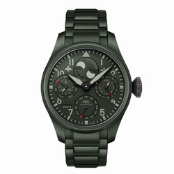 IWC Big Pilot's details Perpetual Calendar Top Gun Woodland IW503101