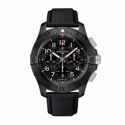 Breitling Avenger B01 Chronograph 44mm Night Mission Mens details Black SB0147101B1X1