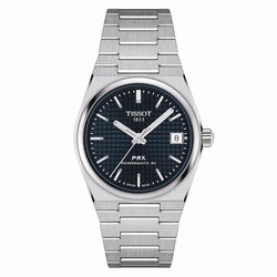 Tissot PRX Powermatic 80 35mm Unisex details Blue T1372071104100