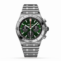 Breitling Chronomat B01 42 Stainless Steel - Green details AB0134101L1A1