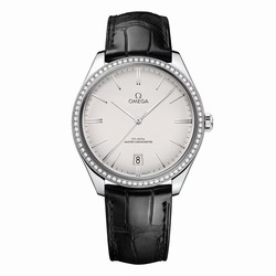 Omega De Ville Tresor 40mm Steel On Leather Strap O43518402102001