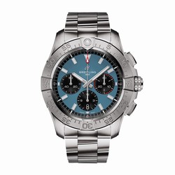 Breitling Avenger Chronograph B01 44mm Mens details Blue Stainless Steel AB0147101C1A1