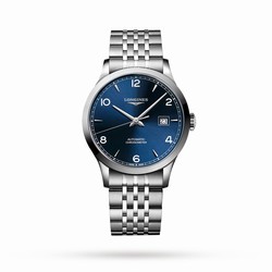 Longines Record 40mm Mens details Sunray Blue L28214966