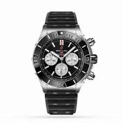 Breitling Super Chronomat B01 44 Stainless Steel Rubber Strap details AB0136251B1S1