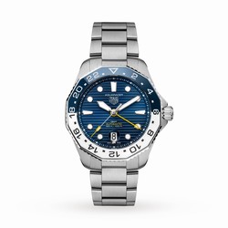 TAG Heuer Aquaracer Professional 300 GMT 43mm Mens details WBP2010.BA0632