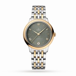 Omega De Ville Prestige Co-Axial Master Chronometer 34mm Ladies details Green O43420342010001
