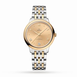 Omega De Ville Prestige Co-Axial Master Chronometer 34mm Ladies details Champagne O43420342008001