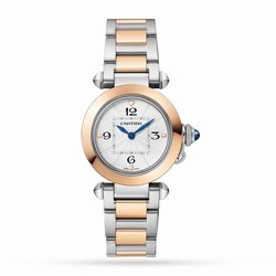 Cartier Pasha De Cartier details 30mm Quartz Movement Interchangeable Metal And Leather Straps W2PA0007