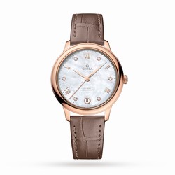 Omega De Ville Prestige Co-Axial Master Chronometer 34mm Ladies details White O43453342055001