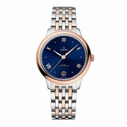 Omega De Ville Prestige 34mm Ladies details Blue O43420342003001
