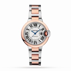 Cartier Ballon Bleu De Cartier details 33mm Mechanical Movement With Automatic Winding Steel Rose Gold W2BB0032