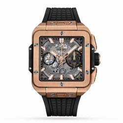Hublot Square Bang Unico King Gold 42mm Mens details 821.OX.0180.RX