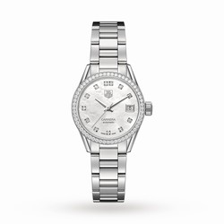 TAG Heuer Carrera Calibre 9 Automatic 28mm Ladies details WAR2415.BA0776