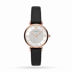 Emporio Armani Ladie's Leather Strap details AR11387