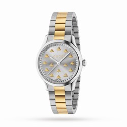 Gucci G-Timeless 18k Gold 32mm Ladies details YA1265032