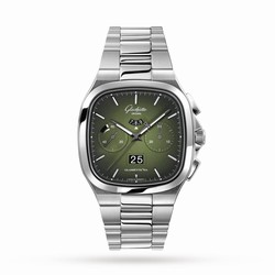 Glashutte Original Vintage Seventies Panorama Date 40mm Mens details - Stainless Steel Strap 1-37-02-09-02-70