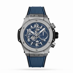 Hublot Big Bang Unico Titanium Blue 44mm Mens details 421.NX.5170.RX