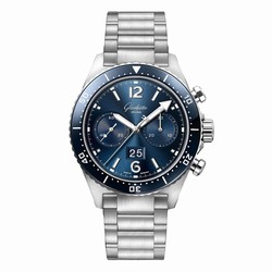 Glashutte Original SeaQ Chronograph 43.2mm Mens details - Stainless Steel 1-37-23-02-81-70